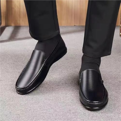 Men's Genuine Leather Driving Loafers Slip On Comfortable Soft Sole Casual Korean Style Versatile Spring Autumn Arrival3