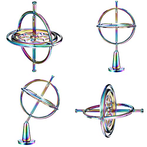 Gyroscope Toy Metal Anti Gravity Rotating Desk Gyroscope Flying Motion Balance Physics Toy Boys Girls Colorful Gift #TOP1