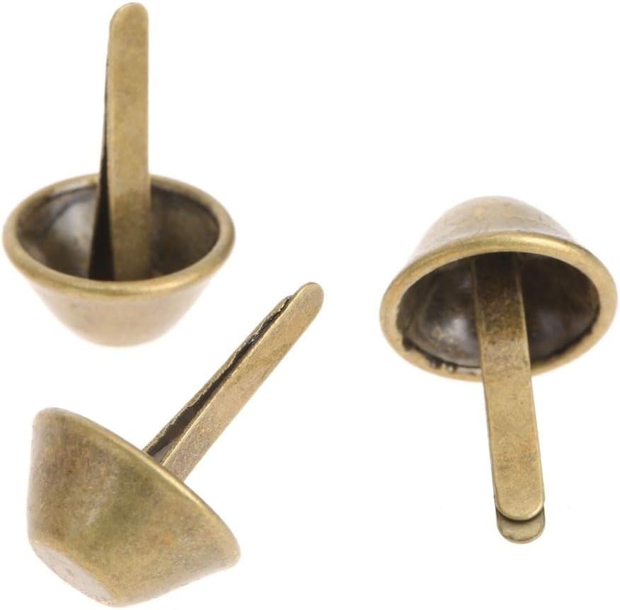 Screw pins for Upholstery，10-100pcs Black Upholstery Nails Round Head Metal Pushpins Vintage Tacks Sofa Decor 5/7/9/11/19x17mm (Color : 5x17mm 20pcs) (Color : 7x17mm 20pcs)