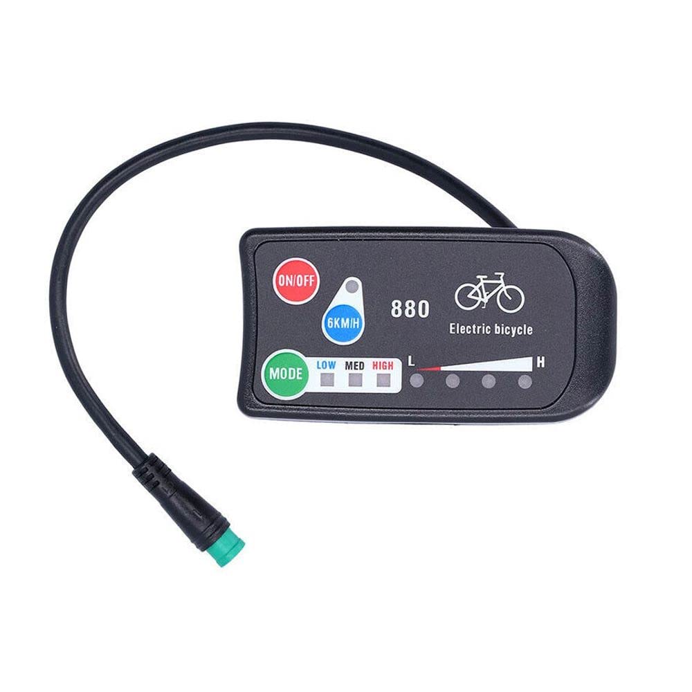 Display LED Per Bici Elettrica Capobranco Modello 880 – 36/48 Volt Con Connettore UPG