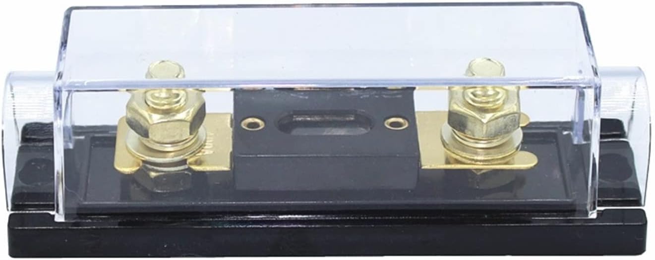 1set ANL-H ANL-B Transparent Car Fuse Box ANL Fuse Holder Distribution in line 0 4 8 GA Positive with ANL Fuse Fusible 100A 200A(Holder with 60A)