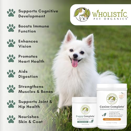 image for Wholistic Pet Organics Canine Complete - Dog Multivitamin Powder - 8 O