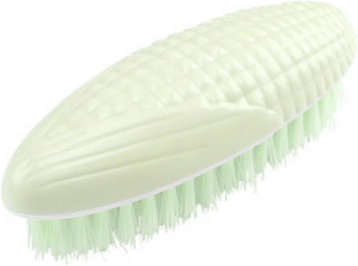 Household Soft Hair Laundry Brush Corn Plastic Household Cleaning Scrub Shoe Brush Board Brush (Green)
