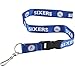 Football Fanatics Philadelphia 76ers Blue PSG Deluxe 2-Sided Lanyard Breakaway Keychain Basketball
