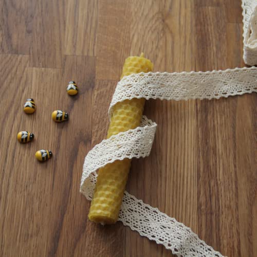 Craftersavenue Beeswax Candle Making Kit - 16 Beeswax Sheets For Candle Making - Size 5 X 8 In - Make Your Own Rolled Candle - Candle Making Supplies - Beeswax Candle Making Set, Yellow (16Pbs) #TOP7