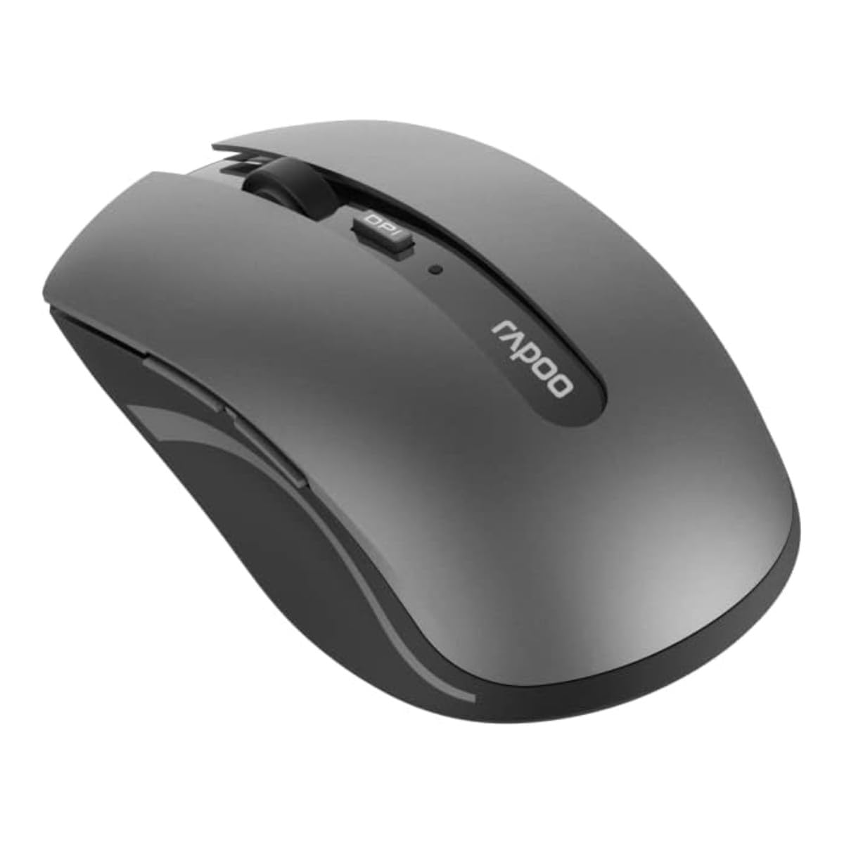 Rapoo 7200M Multi-Mode Wireless Optical Mouse - Dark Grey