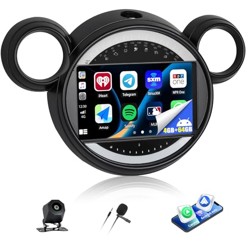 4+64G Android 15 Car Stereo for BMW Mini Cooper Countryman 2011-2016, Clubman Paceman Wireless Carplay Android Auto, 9