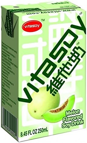 Vitasoy Soy Milk Drink, Melon Flavor, 8.45oz (Pack of 24)