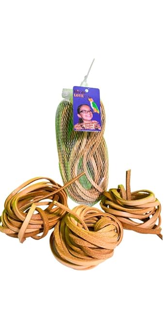 Birds LOVE 3 Leather String Parts DIY Parrot Toy 1/4