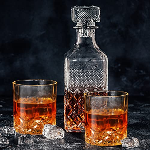 Mimorou 18 Pack Old Fashioned Whiskey Glasses 10 oz Bourbon Cocktail Rocks Glasses for Whiskey Bourbon Liquor and Cocktail Drinks Gift for Men Women Home Bar (Elegant) by Mimorou - Image 5