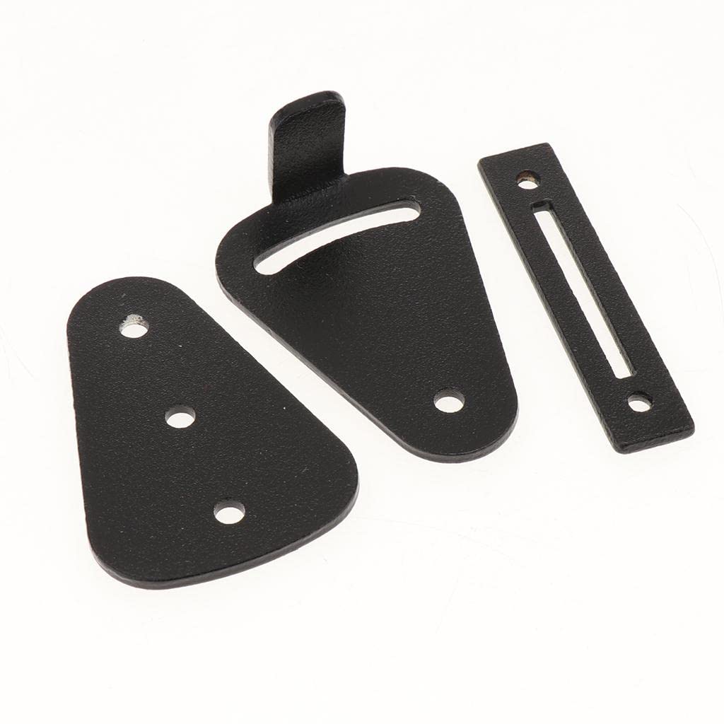 CLUB BOLLYWOOD® Steel Sliding Barn Wood Door Lock Pull Door Gate Latch Hardware Black|Home & Garden | Home Improvement | Building & Hardware |1 Set of Door Lock Hardware-image-37