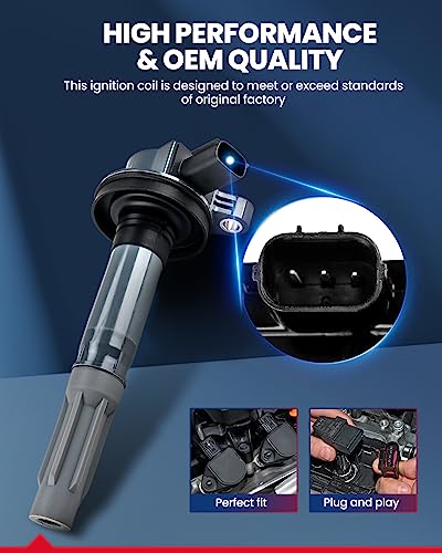 Image of KAX Ignition Coil Pack Fit for Ford F-150 2011-2016 5.0L | Mustang 2011-2015 5.0L UF622