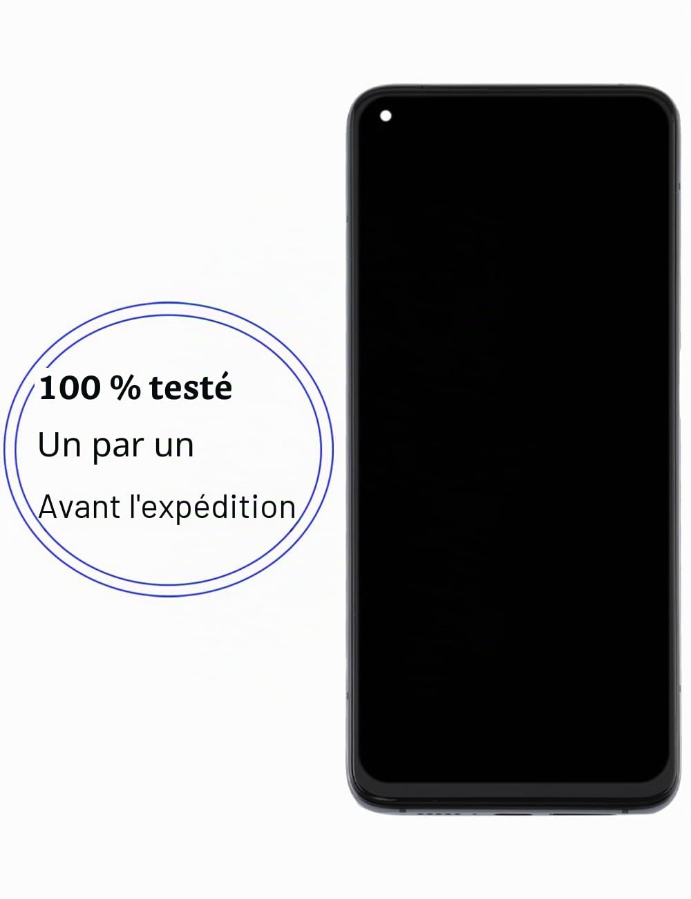 Écran pour Xiaomi 10t 5G M2007J3SY Noir avec Cadre