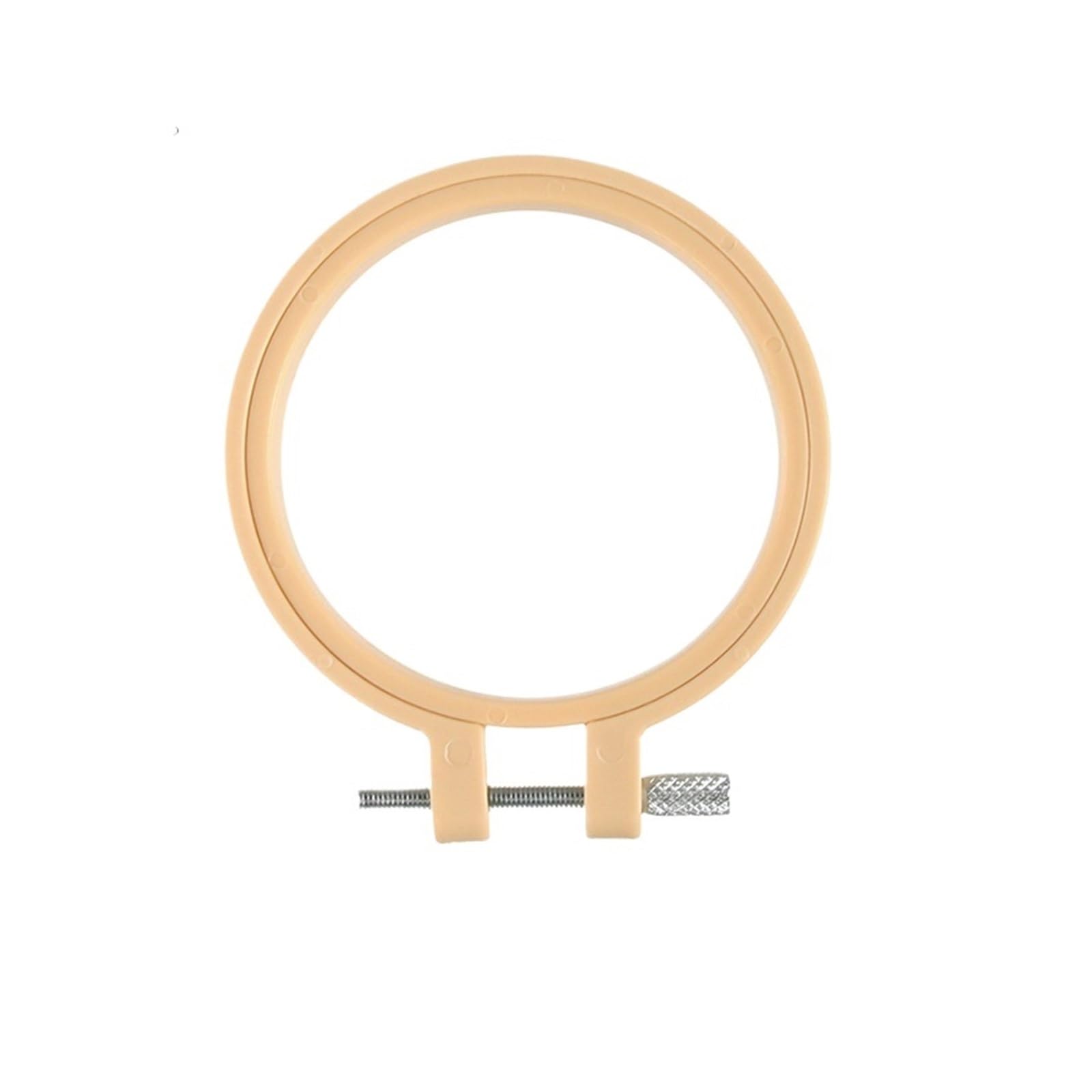 CQAHDSEVF Embroidery Hoop Circle, Mini Embroidery Hoop Set Multiple Sizes Adjustable Cross Stitch Ring Frame Sewing Tools(8cm)