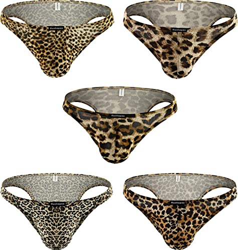 Men's cheeky Underwear Low Rise leopard briefs