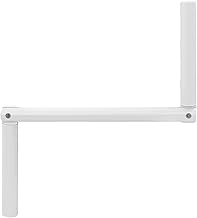 White Crank Handle for Crank Roller Shutters, Length 410 mm, Colour: White, Zinc Plated Steel, Aluminium and Stainless Steel – Manual Roller Shutter Mechanism – Made in France