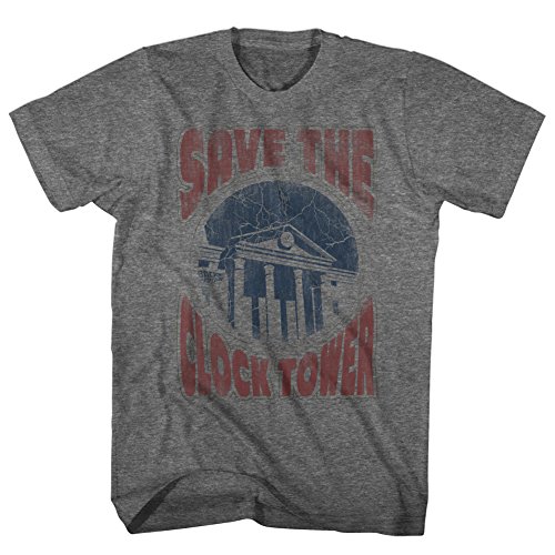 American Classics Back to the Future Save the Clock Tower T Shirt LG