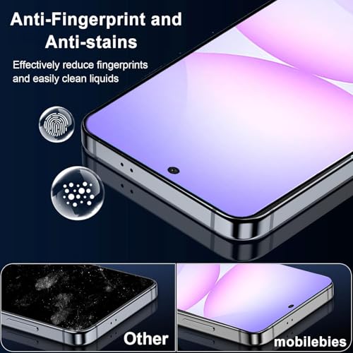 Image of Front And Back & Camera Lens Tempered Glass Screen Protector Compatible for OnePlus Nord CE 6 5G with Edge to Edge Coverage and Easy Installation kit.