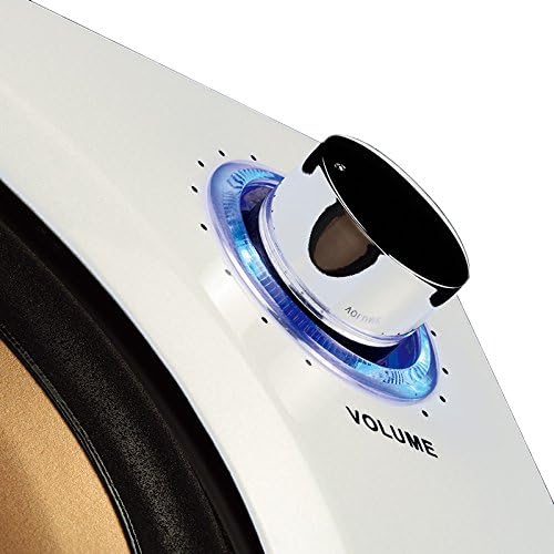 Swan Speakers - M10 - Powered 2.1 Computer Speakers - Surround Sound - Near-Field Speakers - Bookshelf Speakers - Pearl White