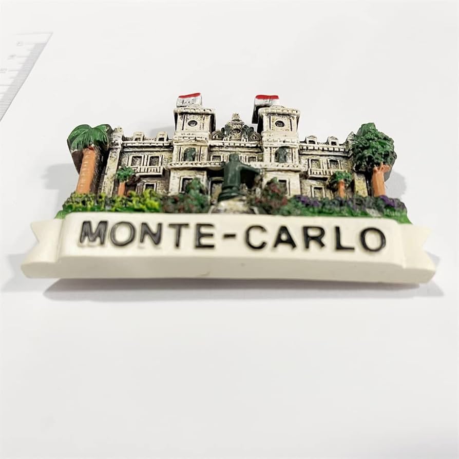 Amazon.co.jp: Monaco 3D モンテカルロ 冷蔵庫マグネット お土産