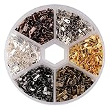 Embouts à sertir : emballés individuellement et faciles à transporter grâce à leur boîte de rangement en plastique à 6 compartiments, les accessoires sont rangés ensemble pour éviter qu'ils ne se mélangent