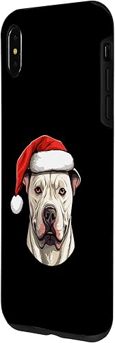 Vista 14 de iPhone 14 Pro Max Dogo Argentino Dog Prortrait Xmas Christmas Case
