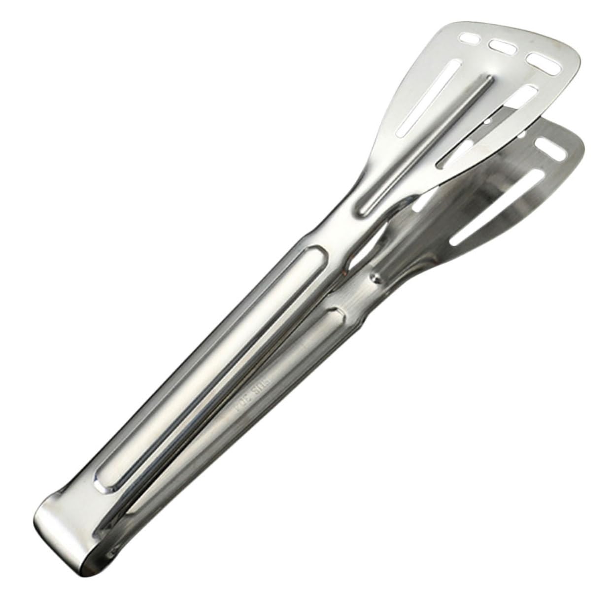 MUCKLILY Stainless Steel Kitchen Tongs Food Grade Cooking Tongs for Barbecue Grilling Outdoor Activities Ergonomic Design for Comfortable to Clean Lightweight