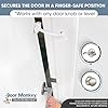 DOOR MONKEY Child Proof Door Lock & Pinch Guard - For Door Knobs & Lever Handles - Easy to Install - No Tools or Tape Required - Baby Safety Door Lock For Kids - Very Portable - Great for Dogs & Cats