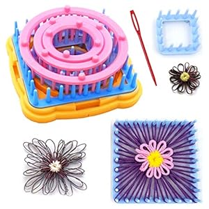 Knewmart AB154 Strickset 8-teiliges Blumenmacher-Set