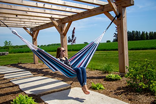 Vivere Brazilian Style Double Hammock, Denim (Braz212) #TOP3