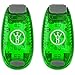 Whole Human LED Safety Lights (2 Pack) - Green