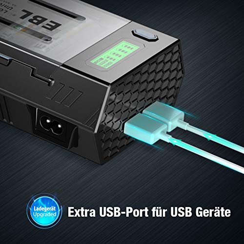 Akku-Ladegerät EBL 908 Universal für AA/AAA/Baby C/Mono D/9V