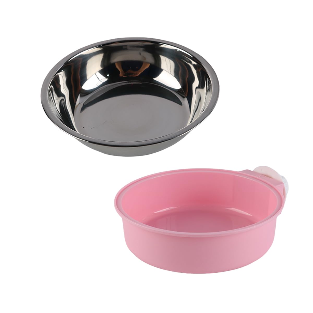 Enwye 2-In-1 Dog Crate Water Bowl Clip On with Bolt Fixer for Dogs Cats Rabbits Birds Hamsters Small Animals Hanging Pet Drinking Solution​