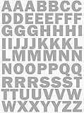 Die Buchstaben haben eine Höhe von ca. 1,8 - 2,5 cm, die Breite ergibt sich dann.