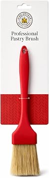 King Arthur Baking Company Professional Pastry Brush, Natural Boar Bristles, 2-Inch, For Butter, Egg Wash, Glaze And Baking Prep