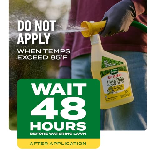Scotts Turf Builder Liquid Lawn Food Plus Weed Control, 32 fl. oz. - image 7