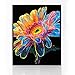 Produktbild DIAMOND DOTZ 2594371 Original 5D Diamond Painting Set, Neon Gerbera, mit Neonfarben und Samt, DIY Diamant Malerei Bilder für Erwachsene und Kinder ab 12 Jahren, Intermediate