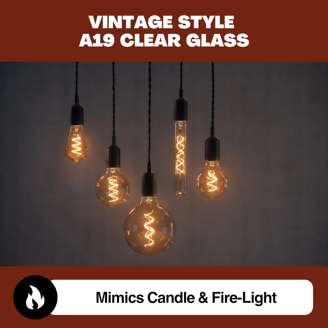 Norb NorbCOZY A19 Vintage-Style LED Bulb - 4W Clear Glass
