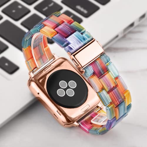 Image of Light House Apple Watch Bands-Fashion Lightweight Resin iWatch Bands for Women Men 38mm /40mm /41mm /42mm(Series 11 10), 49mm /46mm /45mm /44mm /42mm(S 3 2 1), Compatible with Apple Watch Series 11 SE 10 9 8 7 6 5 4 3 Ultra