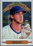 2019 Donruss Optic Baseball #18 Aaron Nola Philadelphia Phillies Diamond King Official MLBPA Trading Card From Panini America