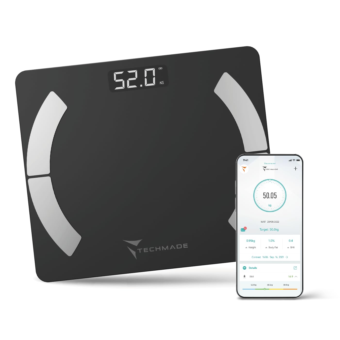 TechMade Bilancia Smart Black