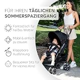 Poussette KikkaBoo BEETLE, poussette bébé jusqu'à 22 kg, pliable, légère, compacte, gris - 4