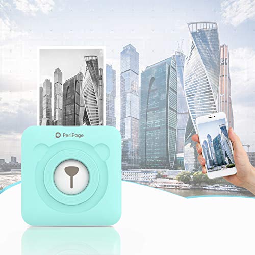 Eastdall Mini Impressora Térmica,PeriPage Mini Pocket All-in-One Impressora Térmica Sem Fio BT Image