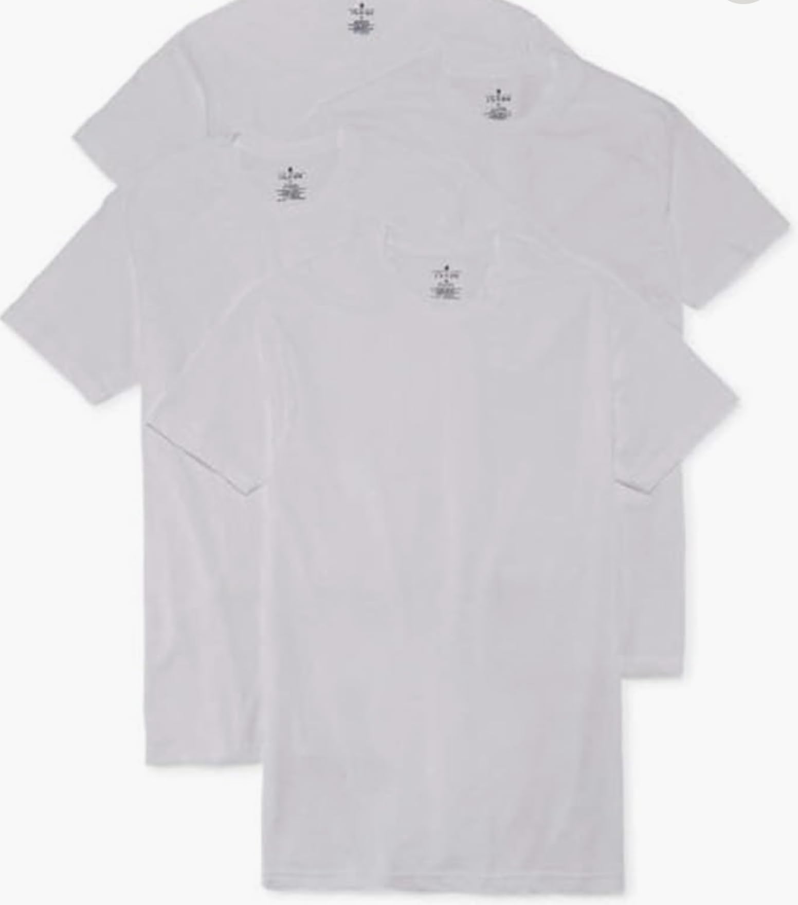 4-pk. Heavyweight V-Neck T-Shirts (XL) White