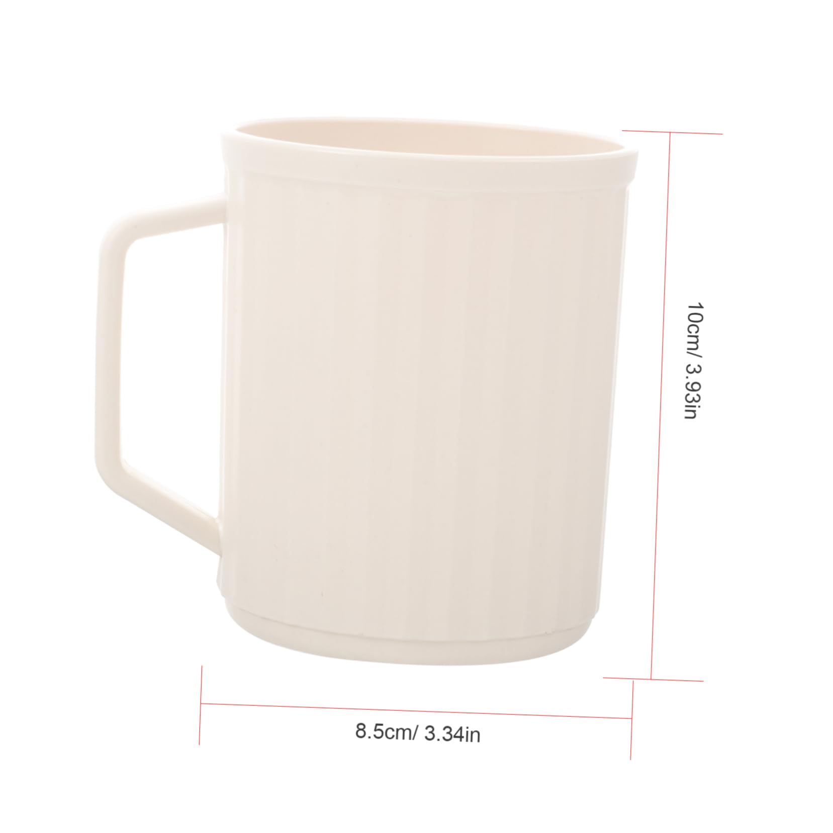 Homoyoyo Mouthwash Cup Toothbrush Holder Bathroom Tumbler Cup Reusable Plastic for Travel