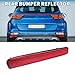A ABSOPRO Rear Right Side Bumper Reflector No.8191012130 Bumper Reflector Side Marker for Toyota Corolla 2020-2023 ABS Red