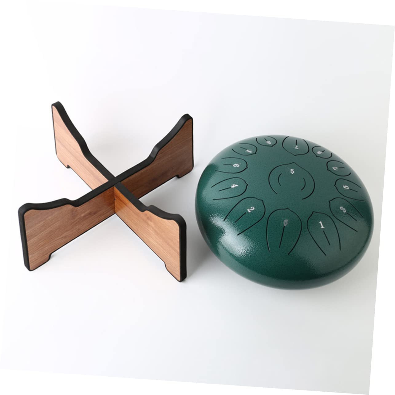 Abnehmbarer und Faltbarer Zungentrommelständer aus Kunststoff für Steel Tongue Drum mit Rutschfestem Design und Tragbarer Funktion für Musiker und Amateure