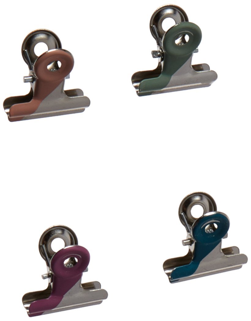American Crafts Bulldog -Wanderlust Metl Clip, Acrylic, Multicolour