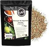 Mélange de légumes séchés en granulés 1 kg - LA PLANTIGO...