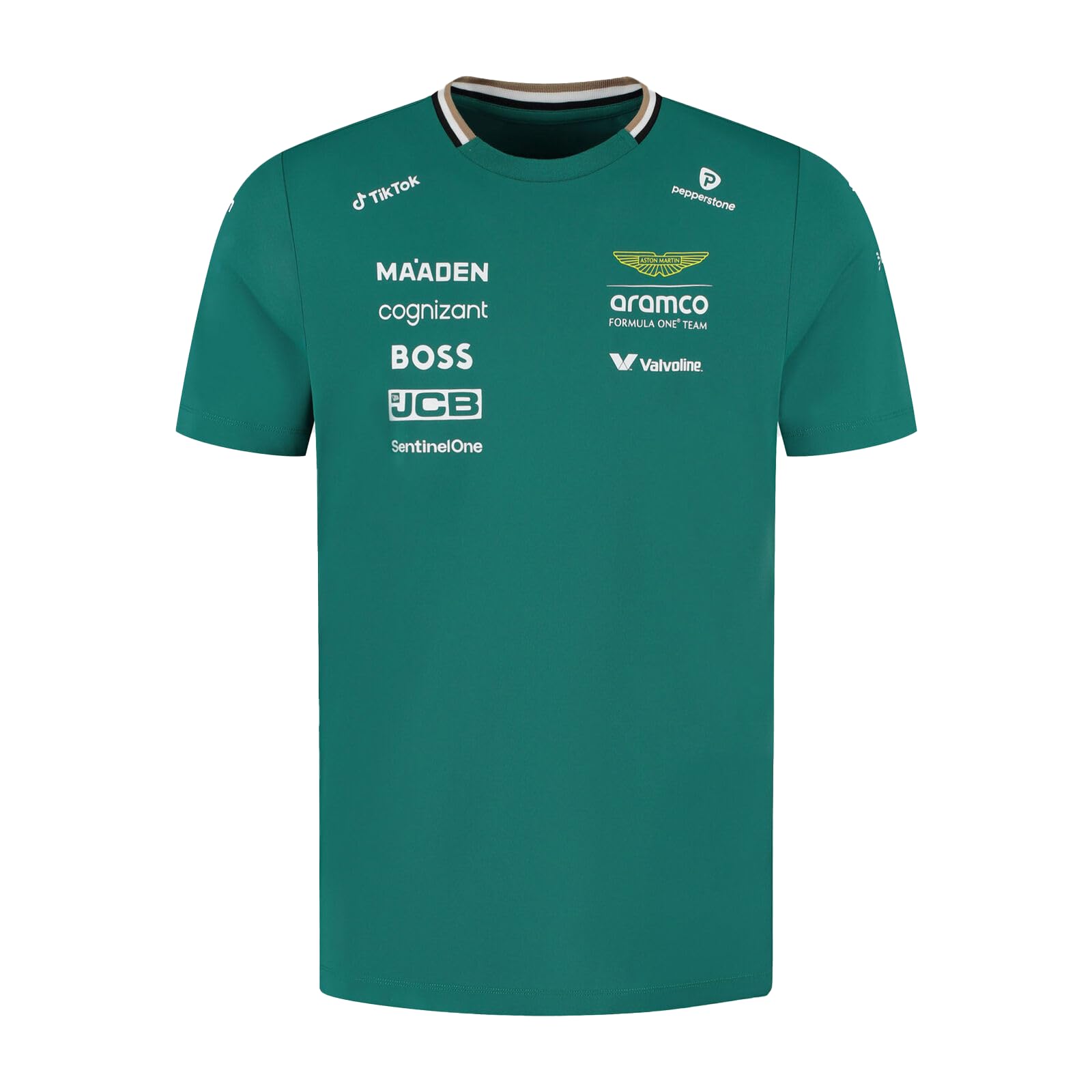 Aston Martin F1 2025 Kids Team Tshirt Green - Size: 5/6 Years